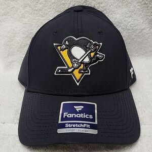 Fanatics Pittsburgh Penguins SATEEN L/XL Stretchfit Hat - New
